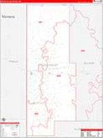 Golden Valley, Nd Carrier Route Wall Map